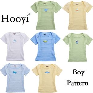 Hooyi Pasgeboren T-Shirts Baby Boy Kleding Meisjes Tops Maandag Tot Zondag 100% Katoen Zacht Week Dagelijks Babies Tees Shirts Tee shirt