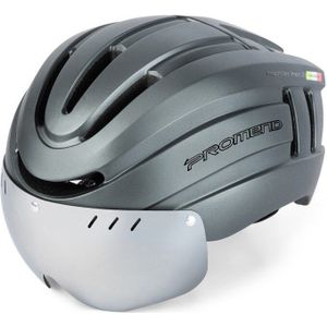 Ultralight Mtb Fiets Helm Met Magnetische Goggles &amp; Achterlicht Outdoor Road Fietshelm Unisex Sport Mountainbike Helm
