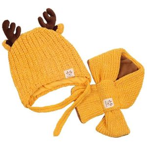 2 stks/set Fleece Baby Hoed Sjaal Comfort Zachte Persoonlijkheid Koreaanse Mooie te Gebruiken Winter Warm Knit Cap Outdoor Hals warmer