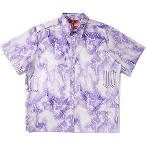 Lightning Gothic Kleding Zomer Tops Plus Size Blouse Streetwear Oversized Mens Kleding Goth Hawaiian Aloha Shirt