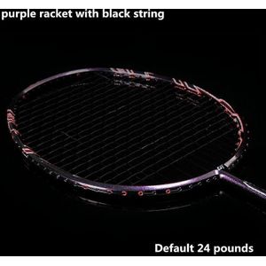 35 hoge £ Full Carbon Badminton Racket Aanval Type 3U (85-89G) enkel Racket Met Gratis String Q1438CMC