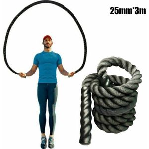 Fitness Gewogen Springtouw 25Mm Zware Battle Skipping Touwen Power Training Multifunctionele NIN668