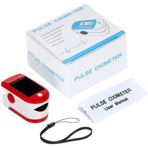 Vinger Oximeter Digitale Vingertop Pulsoxymeter Bloedzuurstofverzadiging Meter Vinger SPO2 Pr Hartslagmeter Gezondheidszorg