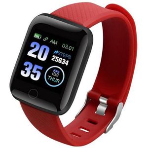 Smart Armband Horloge Mannen Kleurenscherm Hartslag Bloeddruk Monitoring Sport Track Beweging IP67 Waterdichte Vrouwen Horloge