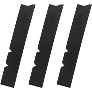 Xyj - 3 Stks/set - Mes Guards - Zwart - Stevige Plastic Messen Mouwen