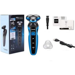 Digitale Display Elektrische Scheerapparaat Voor Mannen Nat En Droog Usb 2-Uur Snel Opladen Baard Trimmer Scheren Machine Elektrische scheermes