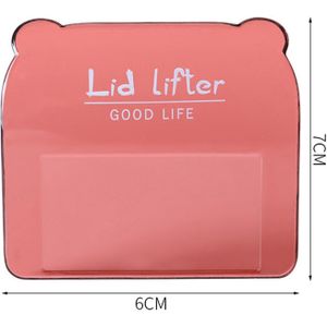 1Pc Draagbare Nordic Transparante Wc-bril Lifter Wc Lifting Apparaat Raak Wc-deksel Handvat Wc Accessoires