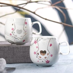 Flamingo Koffie Mokken Keramische Mok Cup Leuke Kat Voet Ins Marbling Liefhebbers Flamingo Keramische Mok Eenhoorn Mokken