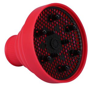 1 PCS Opvouwbare Siliconen Salon Krullend Föhn Diffuser Cover Styling Kappers Krul DIY Blower Make-Up Tool Accessoire 5 Kleur