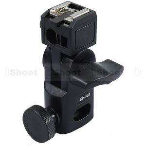 Mini Flash Bracket/Paraplu Houder-Universele Metalen Shoe Mount voor Canon Nikon Pentax Olympus Sony HVL-F60M Speedlite