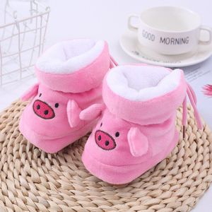 Warm Pasgeboren Peuter Laarzen Winter Babyschoenen Baby Meisjes Jongens Schoenen Zachte Zool Bont Sneeuw Booties Voor 0-18M