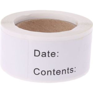 125Pcs/Roll Home Keuken Voedsel Opslag Labels Koelkast Vriezer Sticker Diy