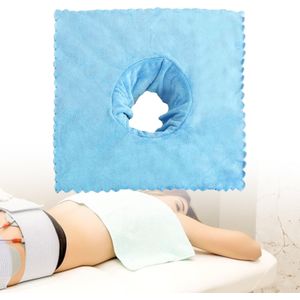 Massage Tafel Sheet Covers Met Gezicht Adem Gat Wasbaar Satijn Strip 35X35Cm Zachte Herbruikbare Handdoek Protector Voor massage Bed