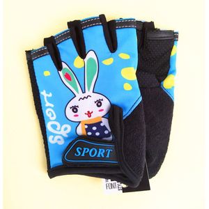 Kids Handschoenen Cartoon Sport Half Vingers Voor Fiets Rijden Anti-Slip, Ademend, kinderen Handschoenen Cadeaus Voor Kinderen