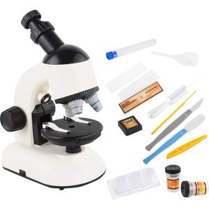 Microscoop Kit Lab Led 100x-400x-1200x Home School Wetenschap Educatief Speelgoed Geraffineerde Biologische Microscoop Voor Kinderen Kind # G30