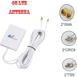 Lte Antenne 3G 4G TS9 CRC9 Sma Connector 4G Lte Router Externe Antenne Voor Huawei 3G 4G Lte Router Modem 2M Kabel