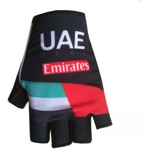 Pro tour team vae emiraten Fietsen handschoenen GEL schokabsorptie zomer half vinger Fiets Guante Maat m- XL