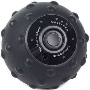 Vibrerende Massage Bal Siliconen Elektrische Roller Spier Ontspanning Apparaat Trigger Relief Training Taille &amp; Buik Yoga Pilates