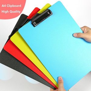 A4 Klembord Schrijfblok Bestand Mappen Document Houder Organizer Hard Plastic Met Metalen Haak Clip Board School Kantoorbenodigdheden