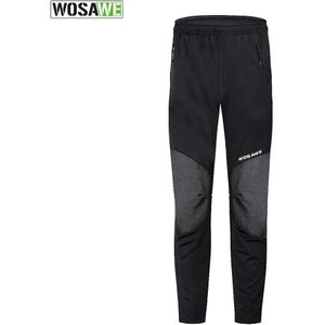 Winter Thermische Fleece Fiets Broek Mannen Vrouwen Mtb Pantalon Bicicleta Hombre Wandelen Softshell Broek Reflecterende Fiets Broek