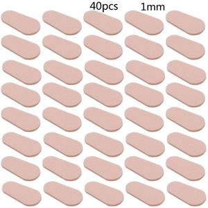 40Pcs Zacht Schuim Neus Pads Zelfklevende Lenzenvloeistof Eva Neus Pads Anti-Slip Glazen Geen Makeup Neus Pads brillen Nosepads Jy06 21