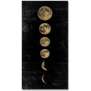 Taawaa Big Size Eclipse Van De Maan Wall Art Foto Minimalistische Canvas Poster Print Universe Lange Banner Art Schilderij Thuis decor