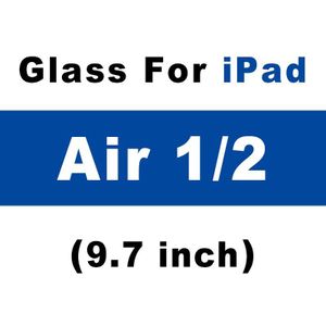 Voor Apple iPad Glas Op Voor iPad Pro 10.5 Glas 9.7 Screen Protector Air 1 2 3 4 Mini Film verre Beschermen Beschermende Tremp Glas