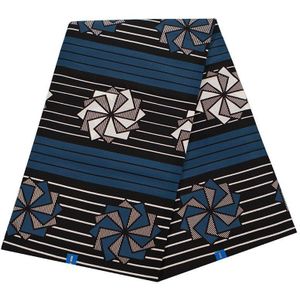 100% katoen batik Ankara Afrikaanse bedrukte stof gegarandeerd echte wax beste nigeria naaien materiaal voor party jurk 6yards
