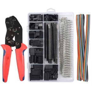 SN-28B 0.25-1mm ² Xh Crimper Tool Set-1550pcs 2.54Mm Dupont Connectors En Crimp Pins Kit Krimptang Set terminals Clamp Kit