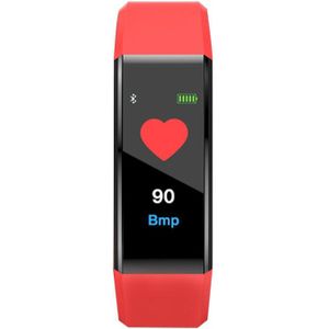 Fitness Bloeddruk/Zuurstof IP67 Waterdichte Smartwatch Stappenteller voor Android en IOS Screen Smart Armband Hartslagmeter