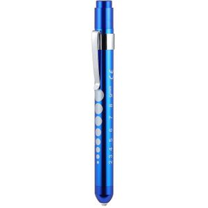 Verpleegkundige Pen Aluminium Penlight Led Pupil Licht Orale Penlight Met Schaal