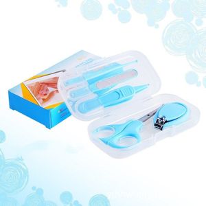 5 Stks/set Baby Nail Care Schaar Sets Veiligheid Nail Cutter Nagelschaartje Pak Pasgeboren Baby Schoonmaken Toils Nail Care