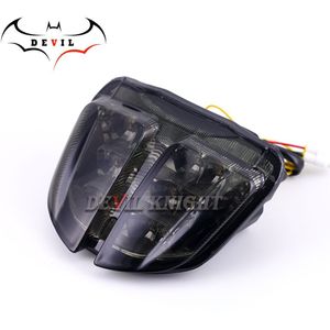 Voor Suzuki GSXR600 GSXR750 Gsxr 600 750 2006 2007 K6 Chrome Rear Achterlicht Brake Richtingaanwijzers Geïntegreerde Licht Motorfiets licht