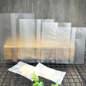 100 Stks/partij Frosted Platte Afdichting Plastic Zak Voor Biscuit Cookies Snoep Brood Bakken Bruiloft Verjaardag Party Verpakking Zakken
