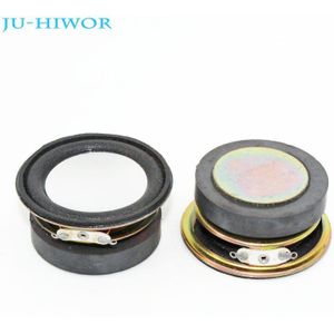 4 Ohm 3W Luidspreker 52MM Mini Colablikjes Luidspreker 45MM Externe Magnetische Zilveren Hoed Hoed Wit Schuim rand