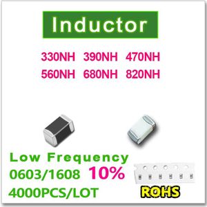 JASNPROSMA 0603 1608 4000 PCS SMD Multilayer Lage Frequentie Inductor 10% 330NH 390NH 470NH 560NH 680NH 820NH