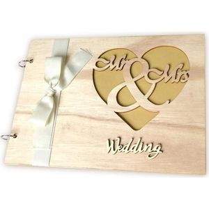 Bruiloft Houten Decoratie Mr & Mrs LIEFDE Carving Message Board DIY Hollow