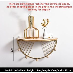 Ins Gouden Magazijnstellingen Nordic Liefde Vorm Wandmontage Metalen Houder Kleding Tas Diversen Rack Sleutelhouder Haak Decoratie Plank