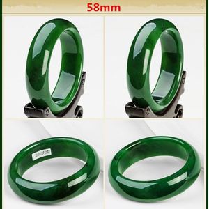 Aaa Mooie Vrouwelijke Bangle Chinese Groene Hand-Gesneden Armband 54 Mm-65 Mm KYY8737
