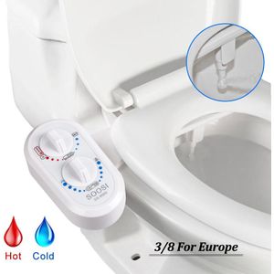 Toiletbrillen Bidet Niet-elektrische Bidet Attachment Zelfreinigende Spuit Mechanische Nozzle Moslim Shattaf Wassen Anale Douche