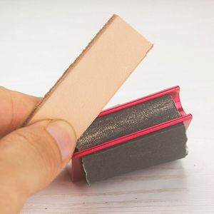 DIY leather craft hand polish tool zand papier vaste machine