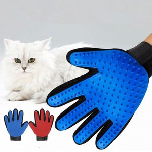 Pet Grooming Handschoen Kat Ontharing Mitts-De Vergieten Borstel Kammen Voor Kat Hond Paard Massage Kammen Dierbenodigdheden kat Accessoies