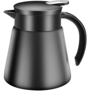 680/880Ml Rvs Dubbelwandige Thermoskan Geïsoleerde Koffie Pot Thermos Melk Thee Water Waterkoker
