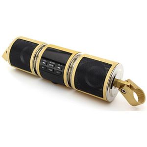 3 Kleur Universal Waterdichte Motorcycle Bluetooth Muziekspeler MP3 Motorfiets Stereo Speaker Fm Radio Verstelbare Led Scherm