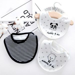 Pasgeboren Katoenen Baby Slabbetjes Panda Absorberende Doek Baby Spullen Baberos Babador Bavoir Bib Slabbetjes Bavette Baby Jongen Meisje Accessoire