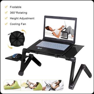 Opvouwbare Laptop Bureau Met Muismat Verstelbare Bed Lapdesk Draagbare Computer Lade Pc Tafel Stand Notebook Sofa Desk Stand