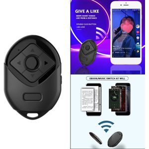 Draadloze Bluetooth Afstandsbediening Selfie Stok Controle Knop Draagbare, Compatibel Met Meest Slimme Apparaten