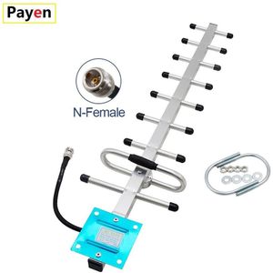 3G 4G Externe Yagi Antenne 1710-2170 Dcs 2G 1800Mhz 2100Mhz Outdoor Antenne 13dBi voor Gsm Dcs Wcdma Mobiele Telefoon Signaal Repeater