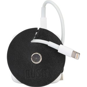 Bubm Oplader Lederen Kronkelende Apparaat Powerplay Kabel Organizer Voeding Organizer Voor Macbook Pro, Macbook Air Power Adapter