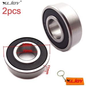 XLJOY 2x Rubber Afgedichte Kogellagers 6202 RS Voor ATV Quad Pit Dirt Trail Motor Bike Motorcycle Motocross SDG Wiel 15mm As